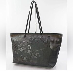 Fendi Black Laser-Cut Tote